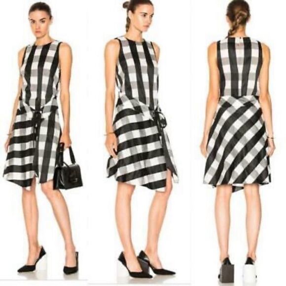 Rag and Bone Black and White Brighton Dress - Picture 1 of 10